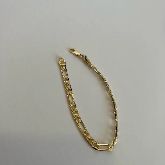 14k gold filled bracelet + necklace bundle - Picture 9 of 10